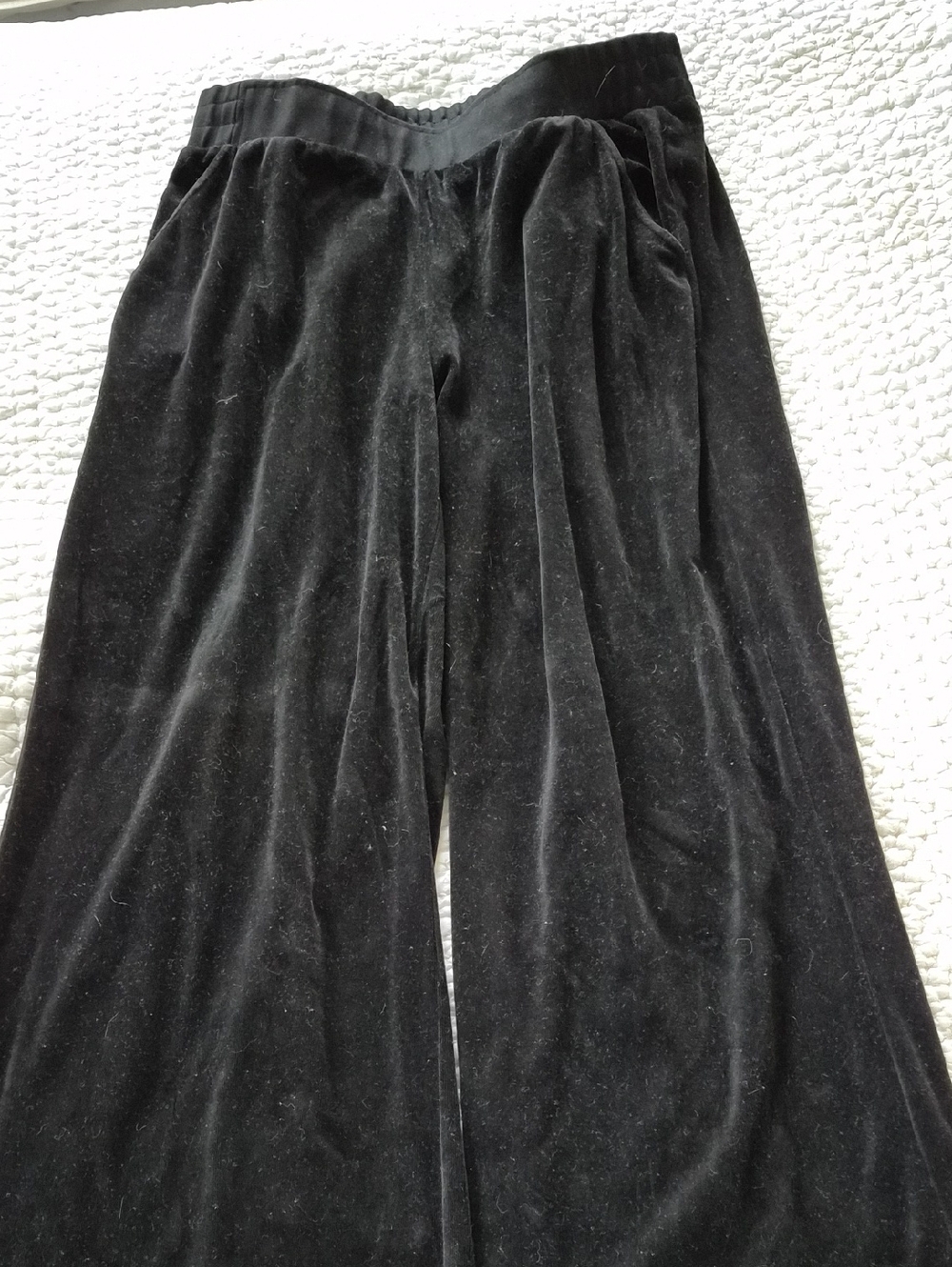 ME+EM Black Velvet Trousers